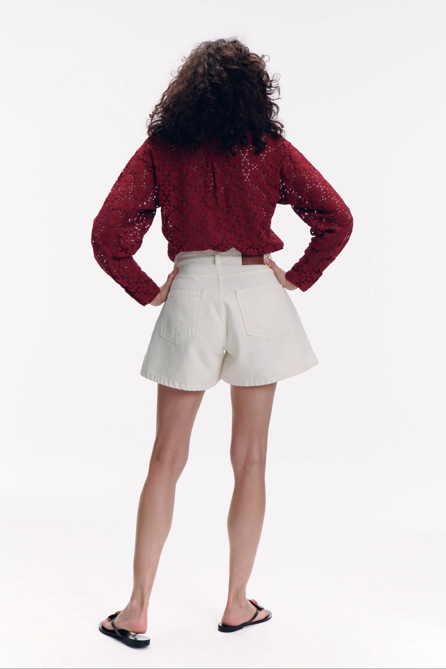 Alma Koszula - burgundy - Image 4
