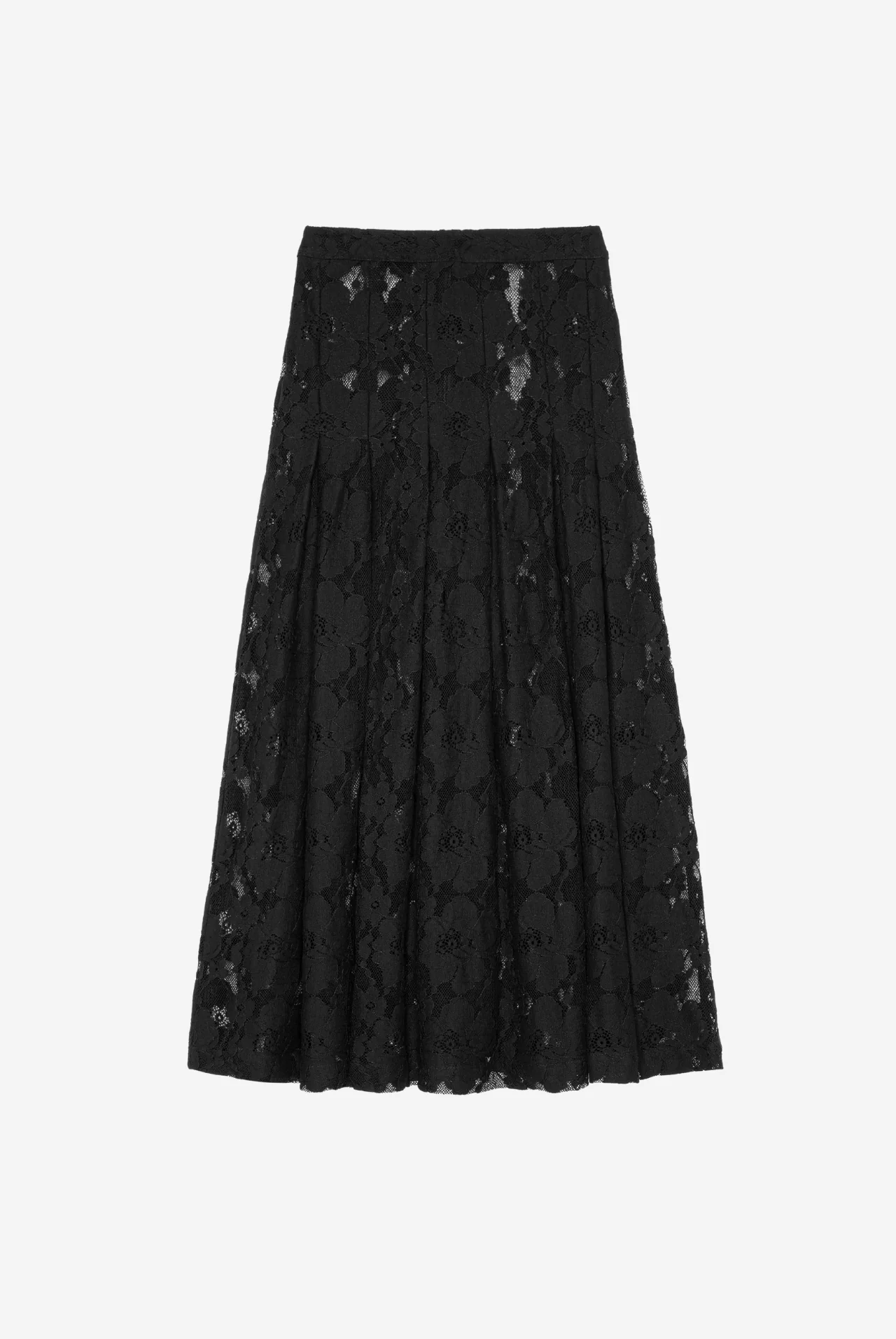 Arthur Spódnica koronkowa maxi - black