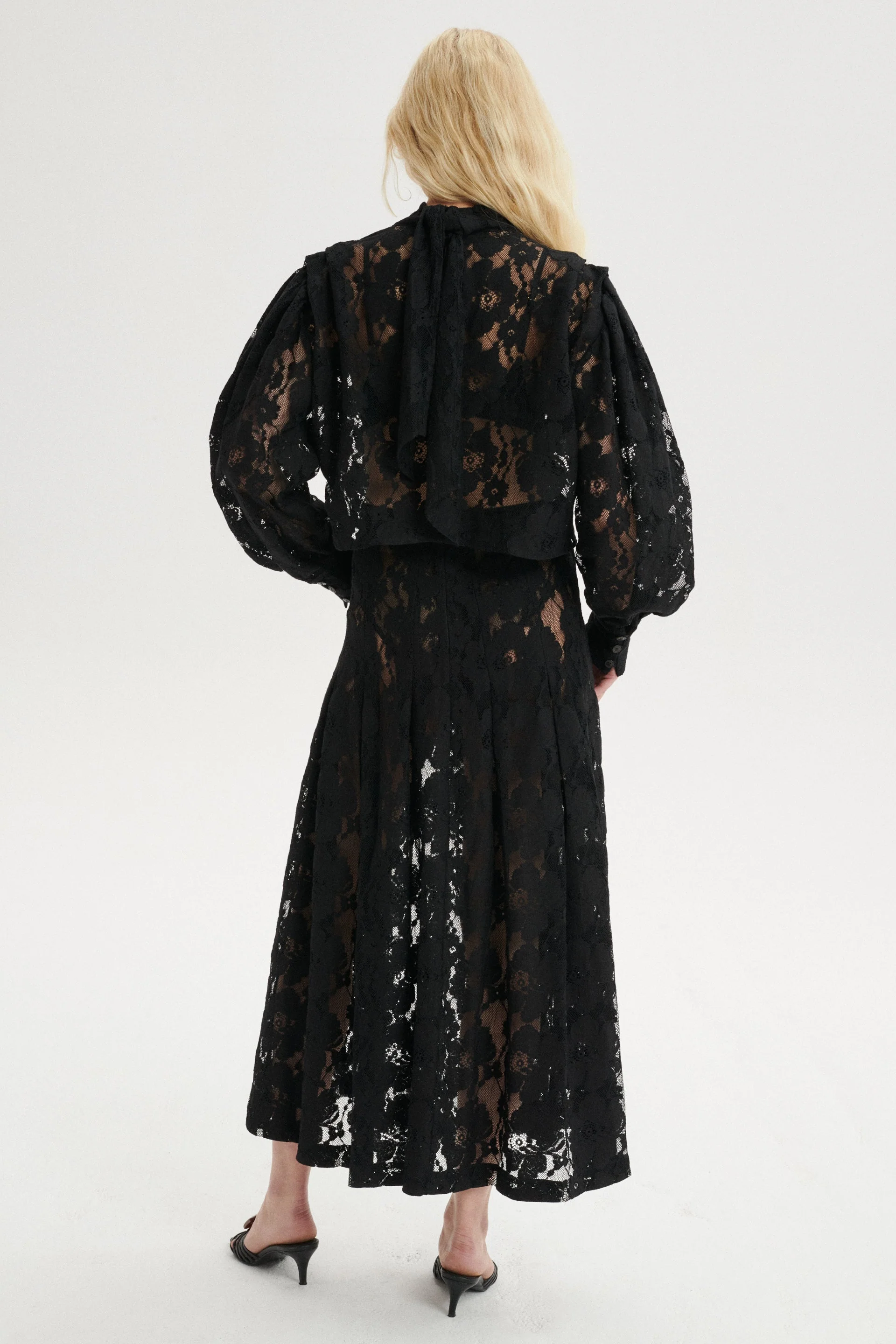 Arthur Spódnica koronkowa maxi - black - Image 5