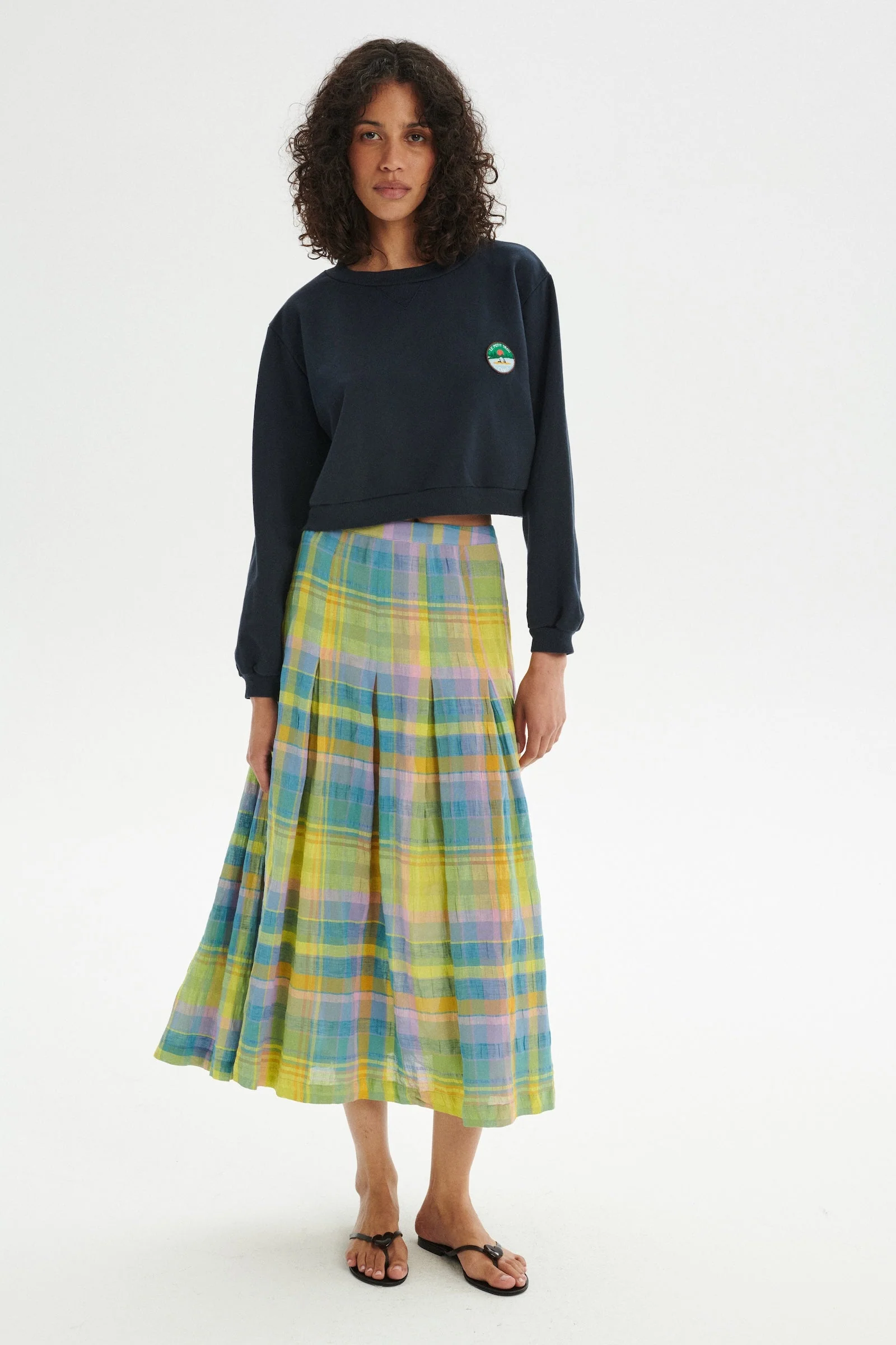 Camp Krótka bluza z organicznej bawełny - Image 5
