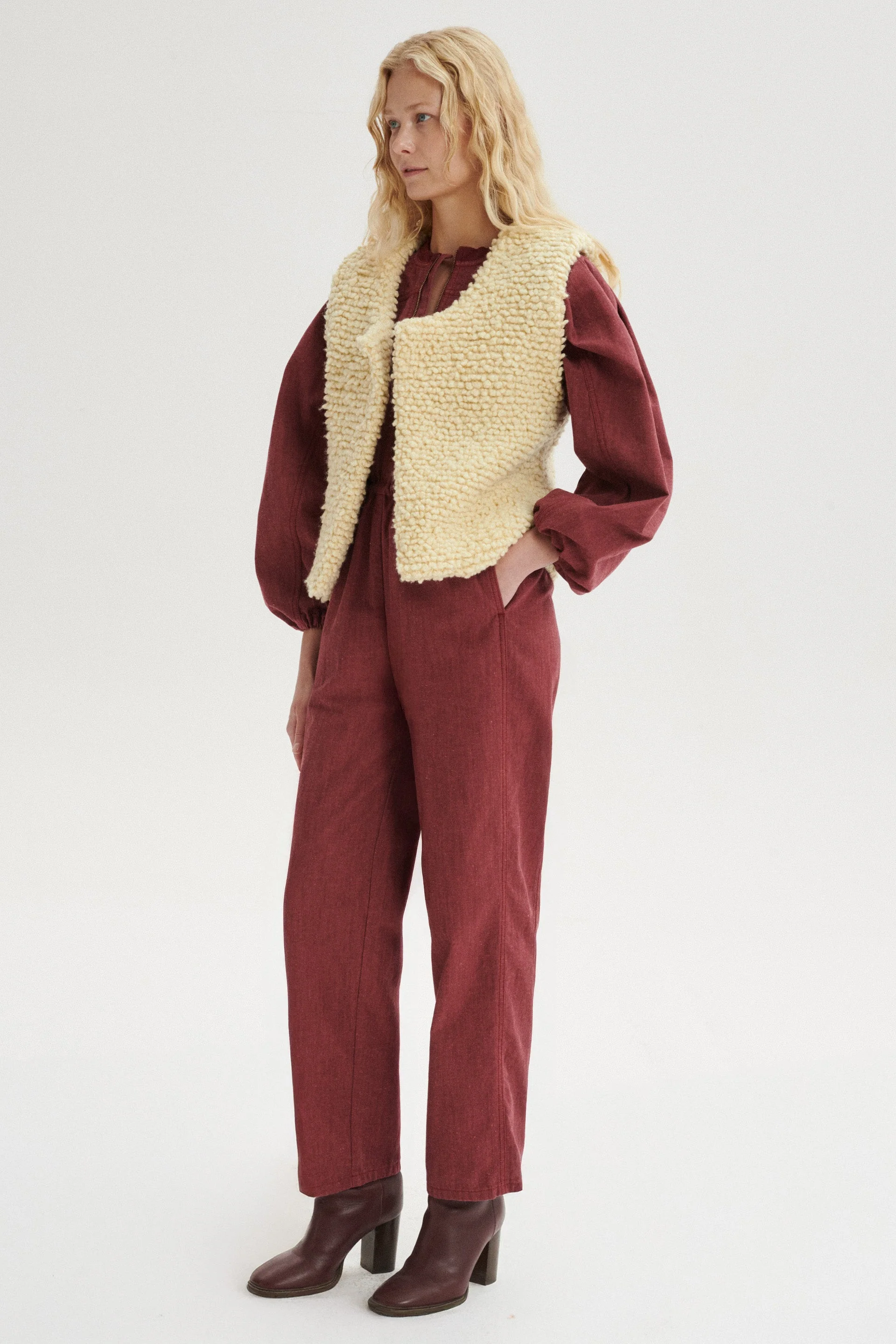 Evan Teddy Kamizelka z wełny - Image 6