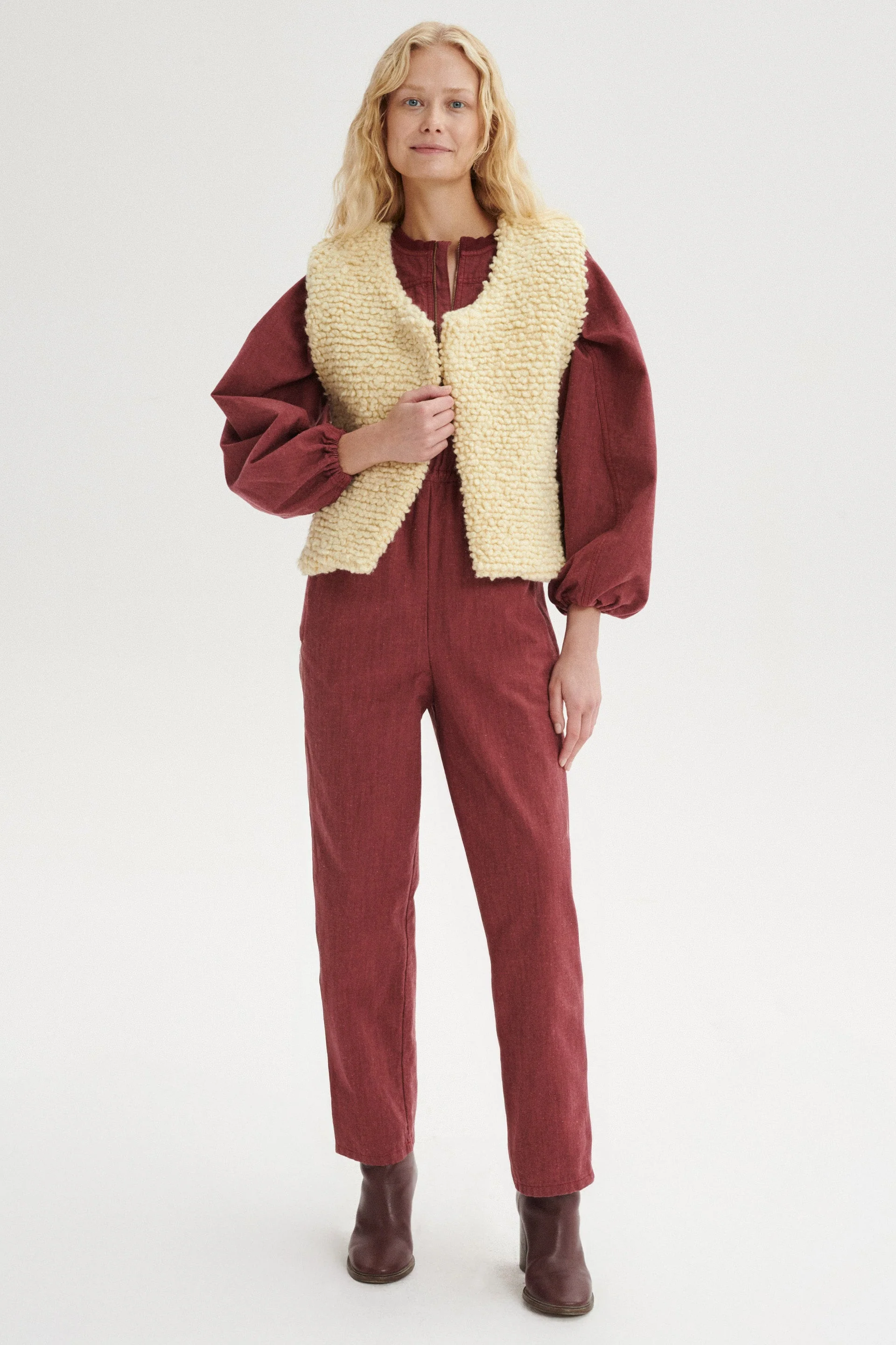 Evan Teddy Kamizelka z wełny - Image 7