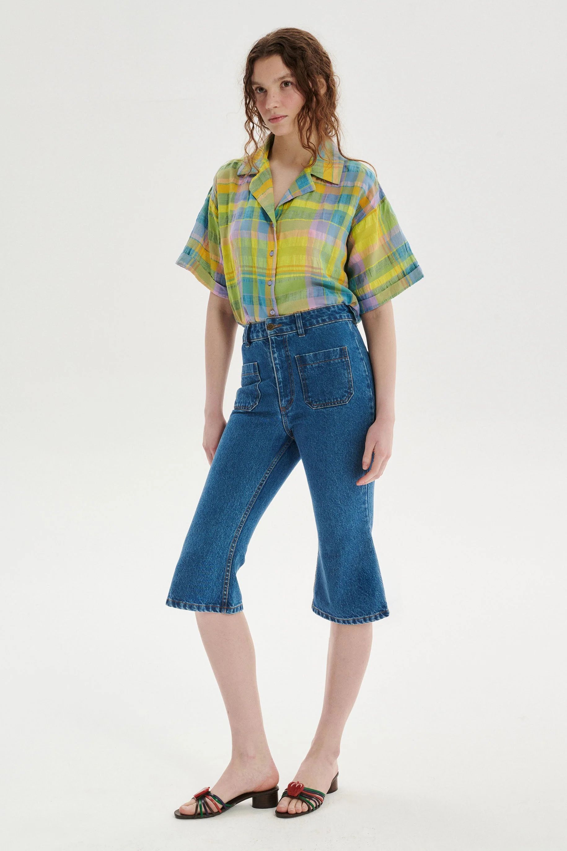Florent Denim spodnie capri - Image 3