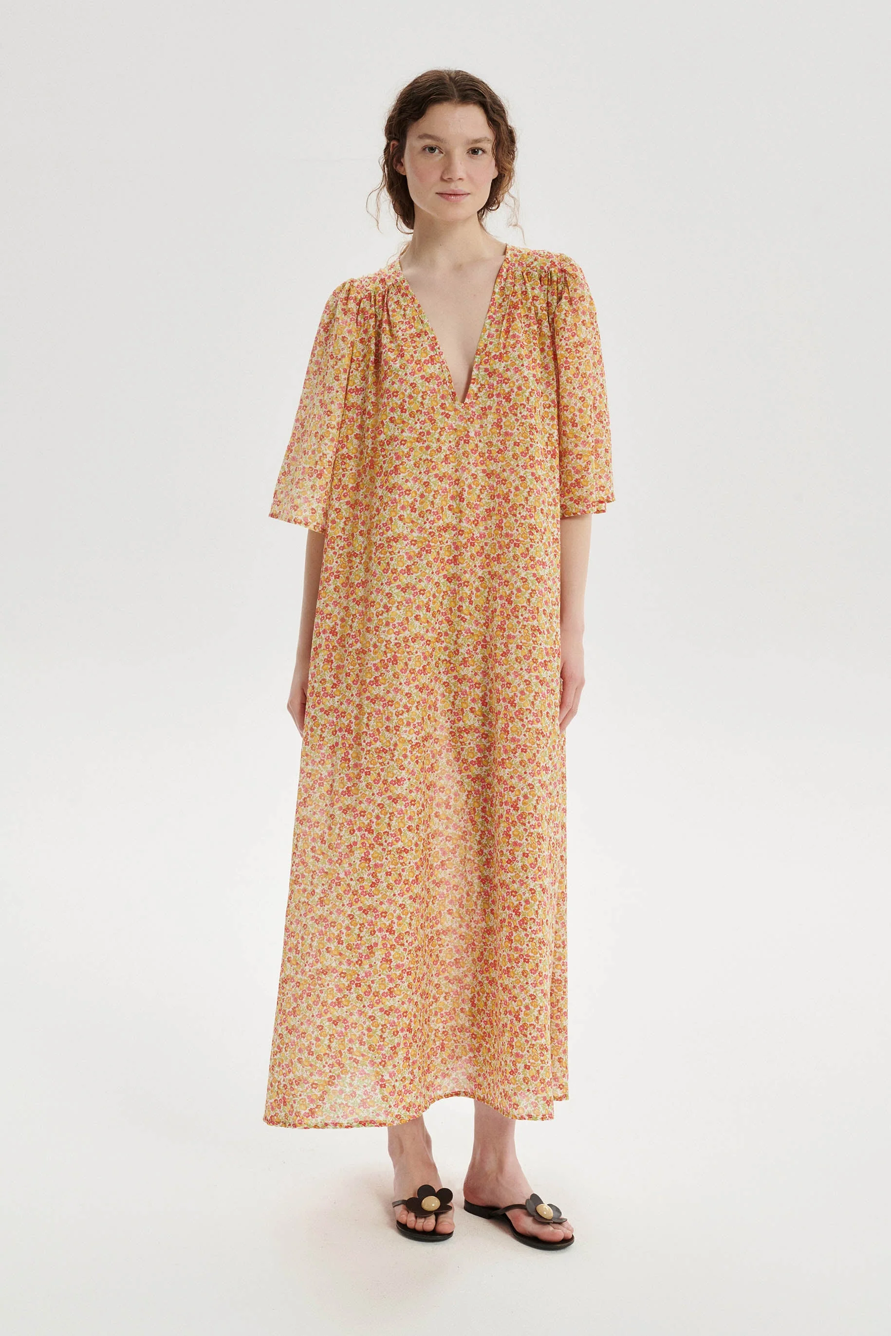 Lou Sukienka z paskiem - orange - Image 3