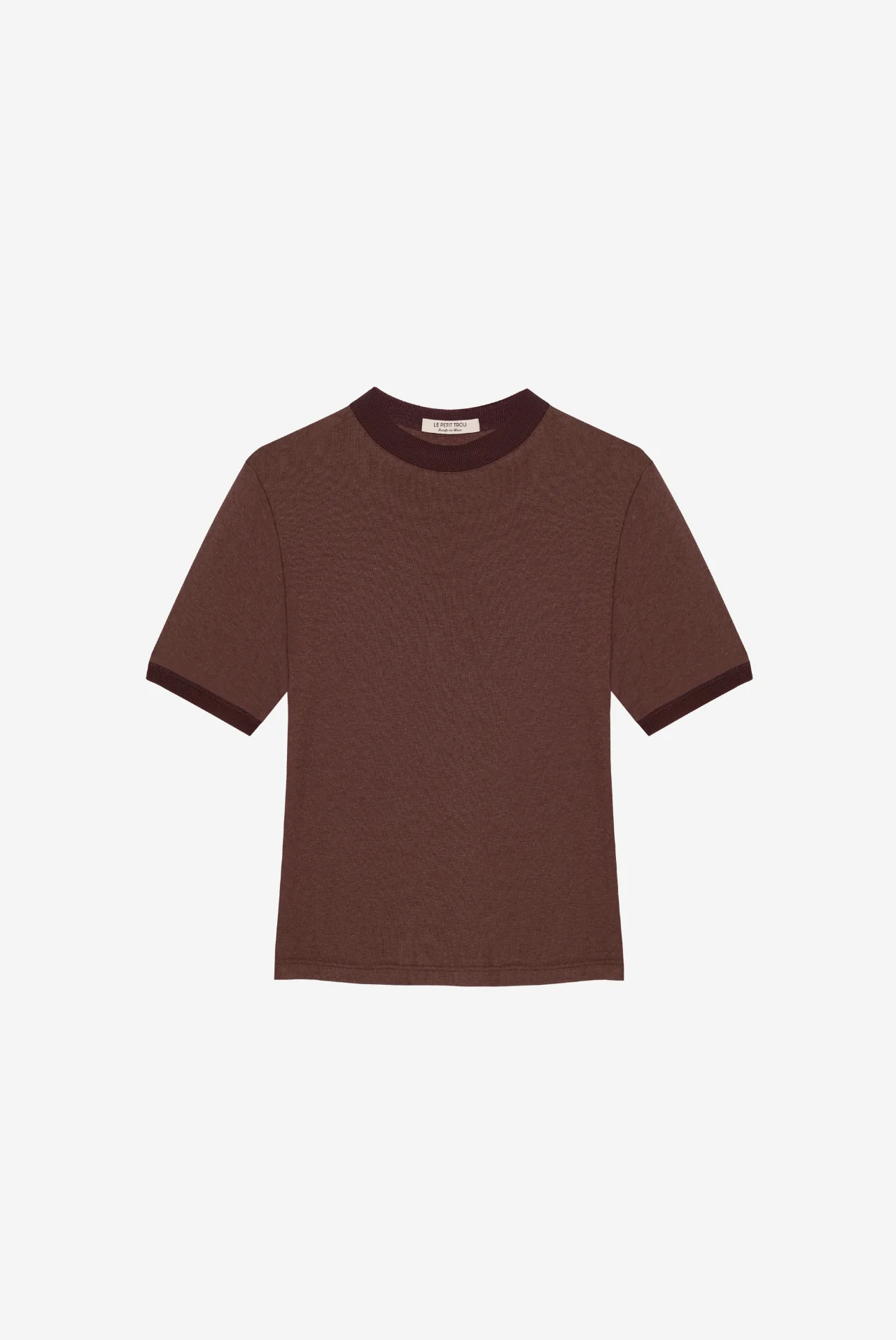 Mac T-shirt z szerokim ściągaczem