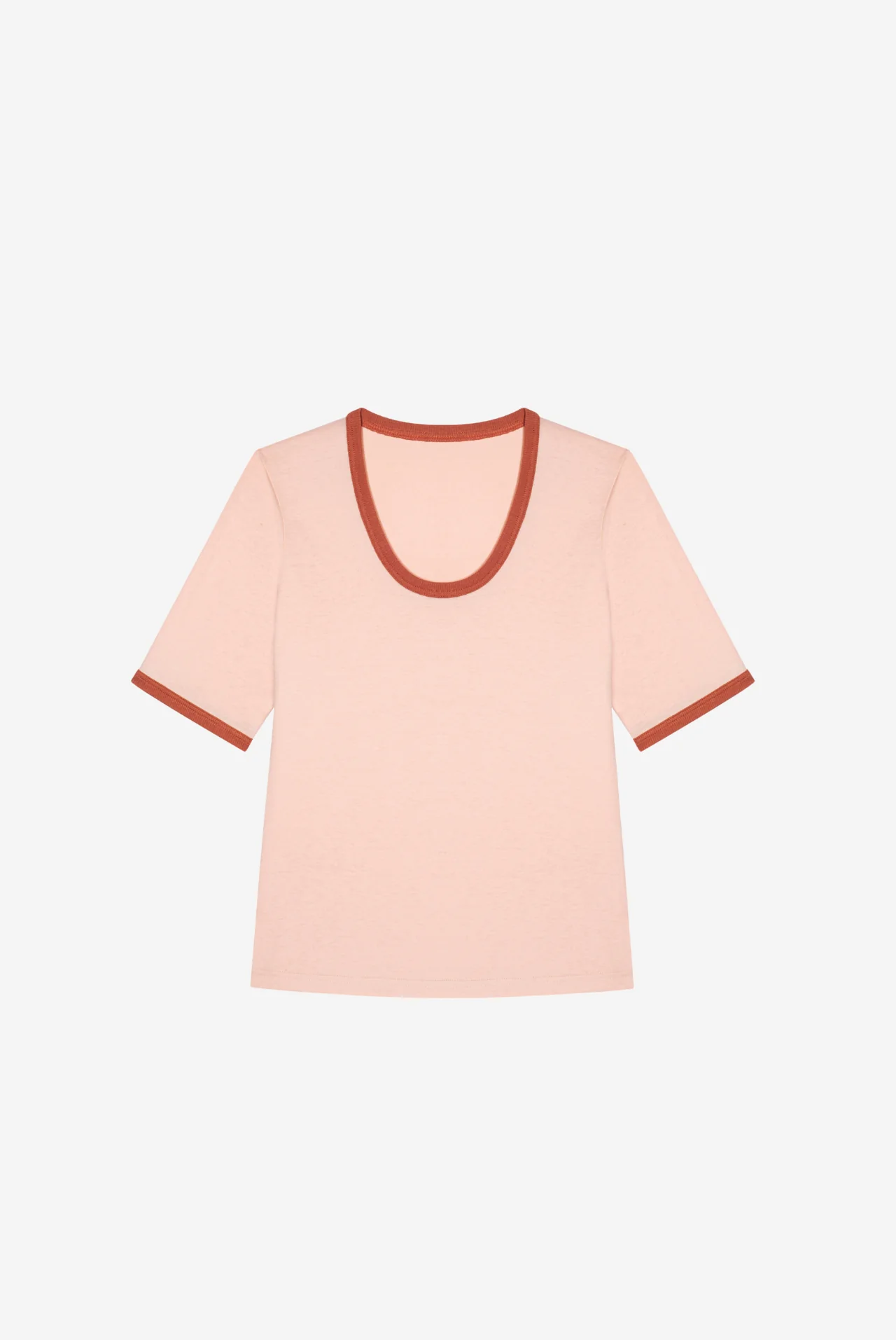 Philippe Bawełniany top - peach
