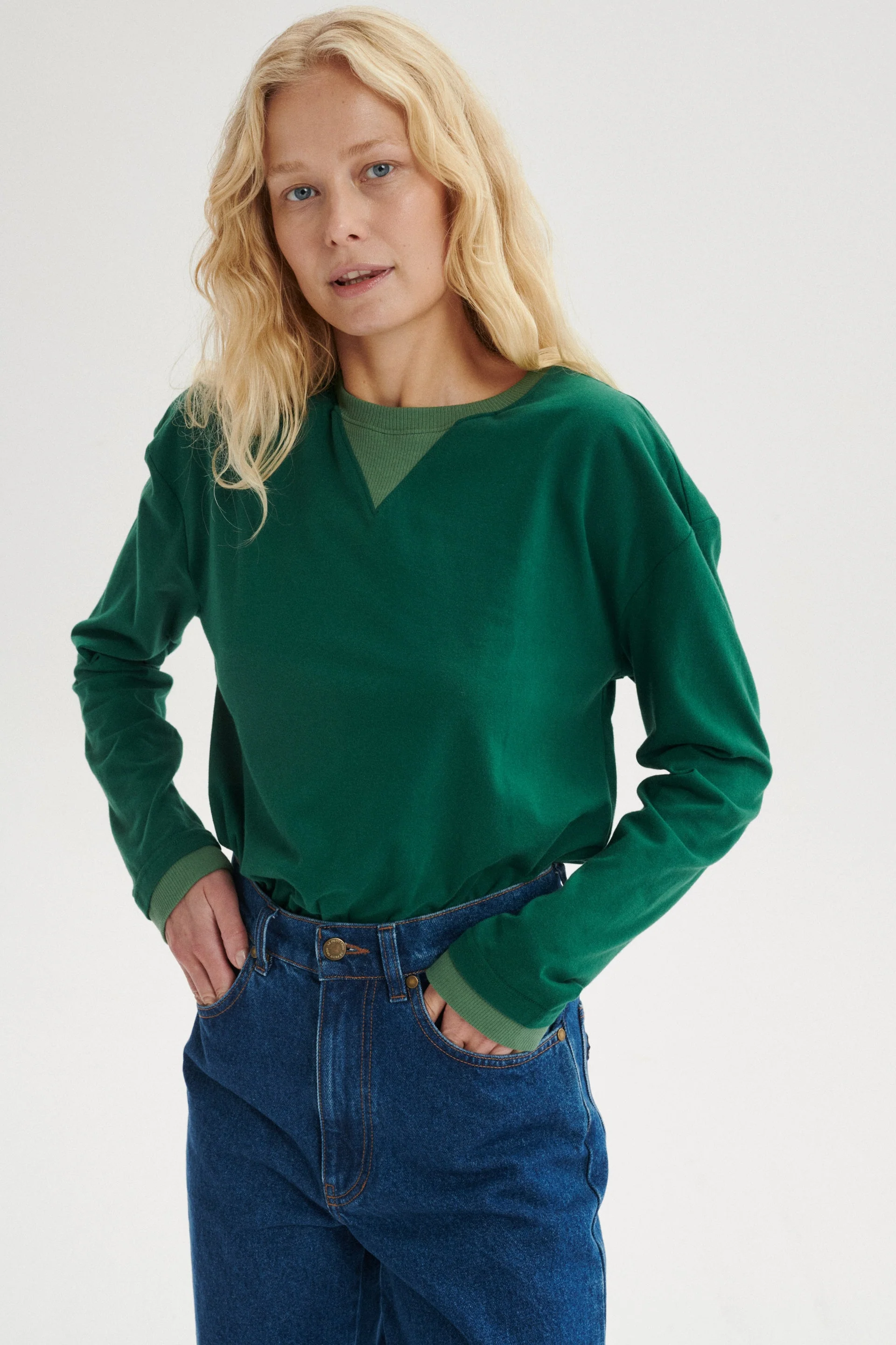 Soan Vintage longsleeve z subtelnymi poduszkami - Image 4